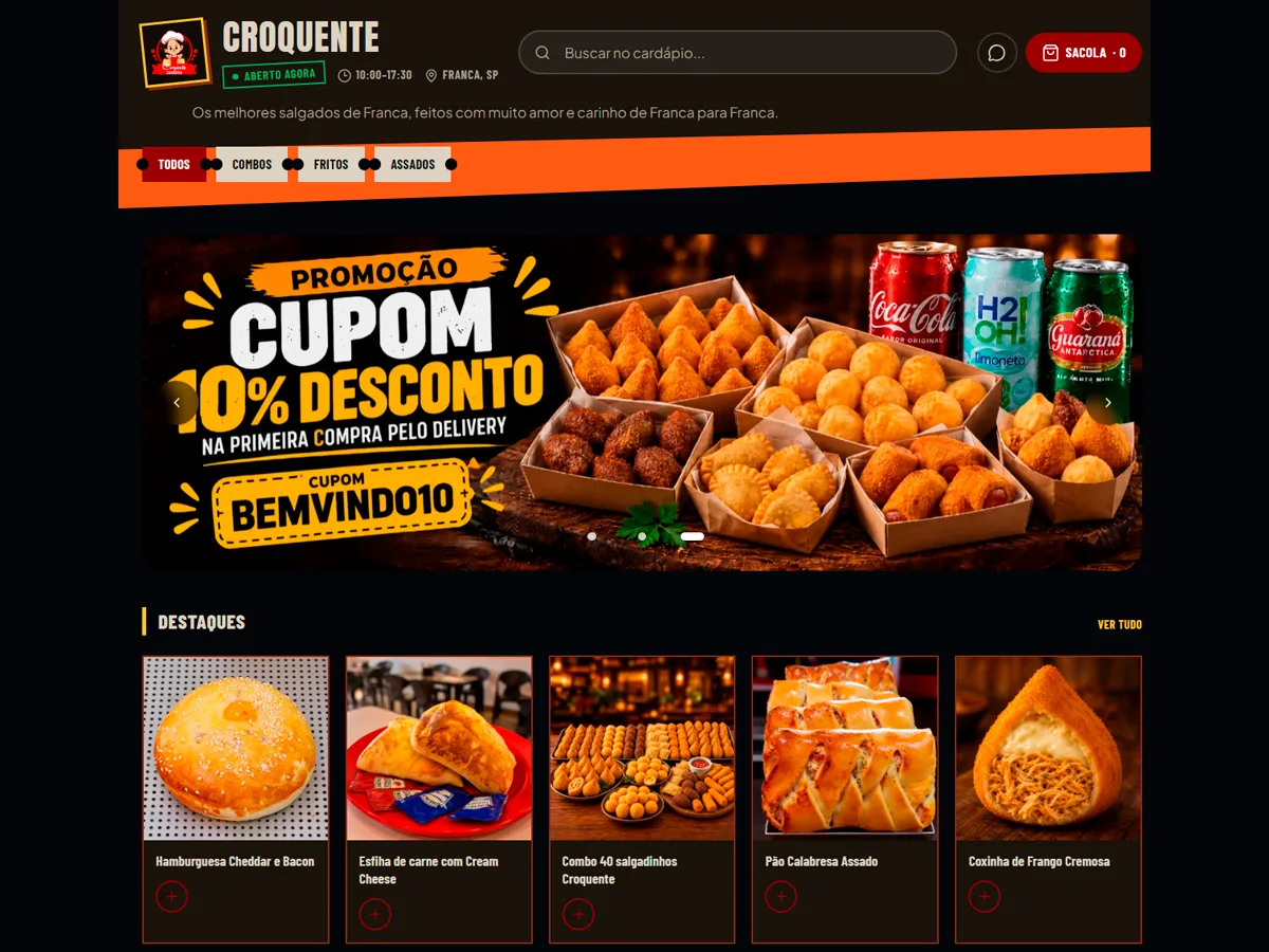 Seu Catálogo Store próprio, ligado ao seu PDV